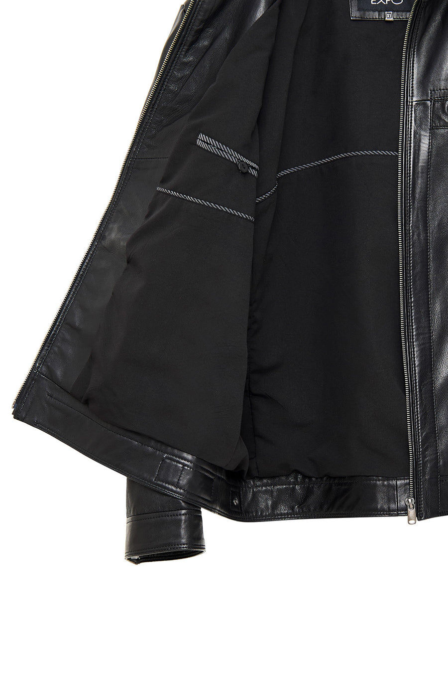 Muller-X (Plus) Men's Black Leather Jacket