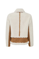 Kaprun Kadın Bej Kısa Teddy Mont | Derimod