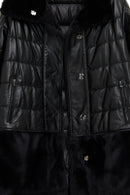 Avoriaz Kadın Siyah Teddy Deri Kaban | Derimod