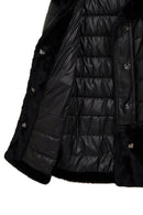 Avoriaz Kadın Siyah Teddy Deri Kaban | Derimod