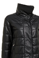 Avoriaz Kadın Siyah Teddy Deri Kaban | Derimod