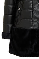 Avoriaz Kadın Siyah Teddy Deri Kaban | Derimod