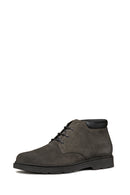 Geox Men's Mink Spherica Ec1 Lace-Up Suede Leather Boots | Derimod