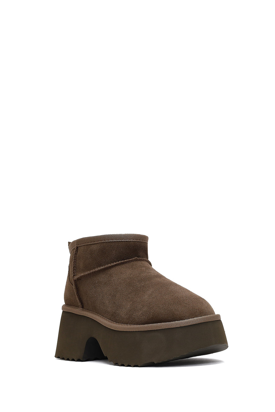 Woman Mink Thick-Soled Suede Teddy Boots
