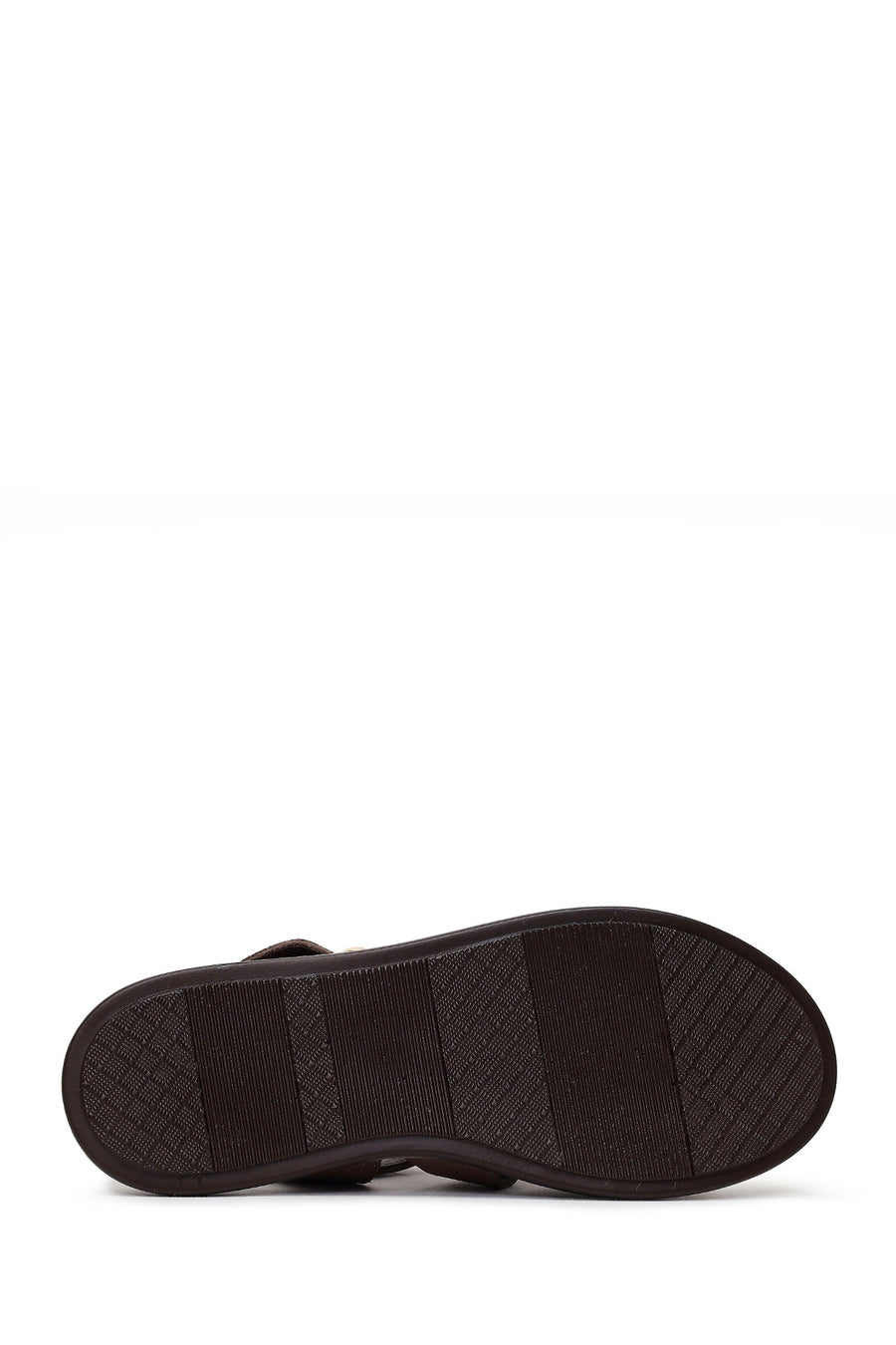 Woman Mink Ankle-Buckle Suede Leather Sandals