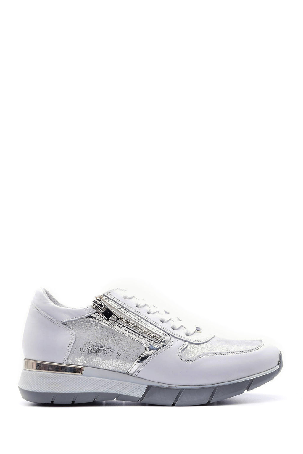 Kadın Fermuar Detaylı Sneaker