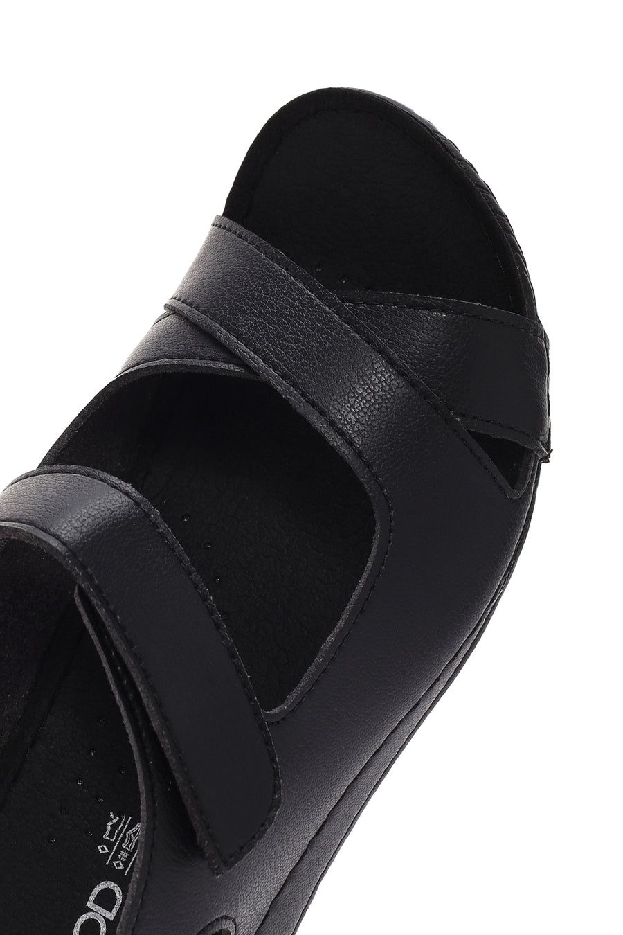 Kadın Siyah Bantlı Comfort Sandalet