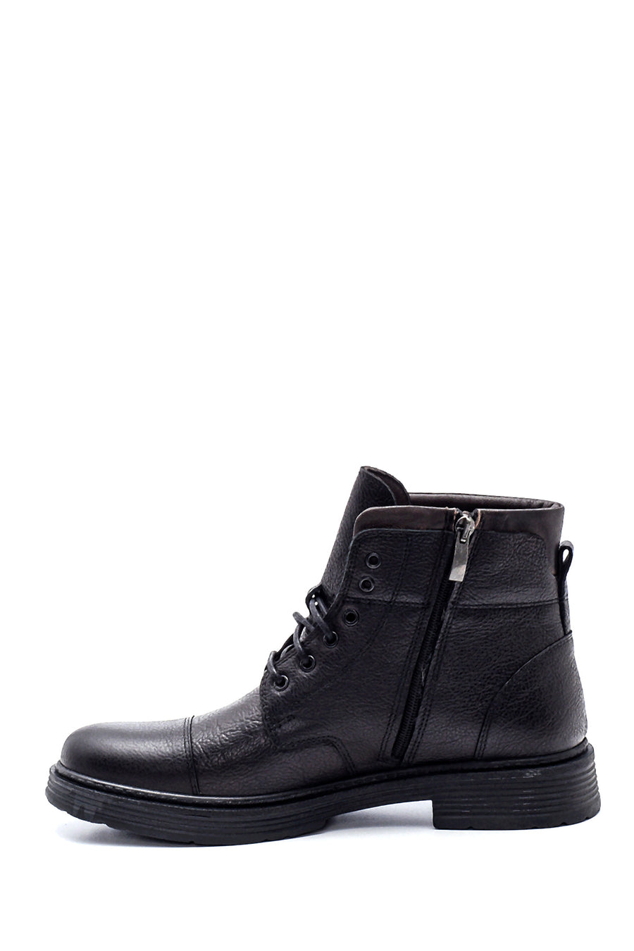 Men's Black Leather Classic Boots