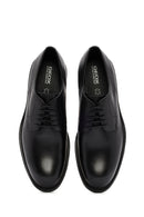 Geox Men's Black Walk Pleasure Lace-Up Leather Casual Shoes | Derimod