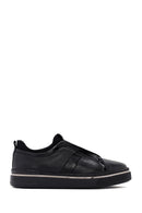 Male Black Leather Sneakers | Derimod