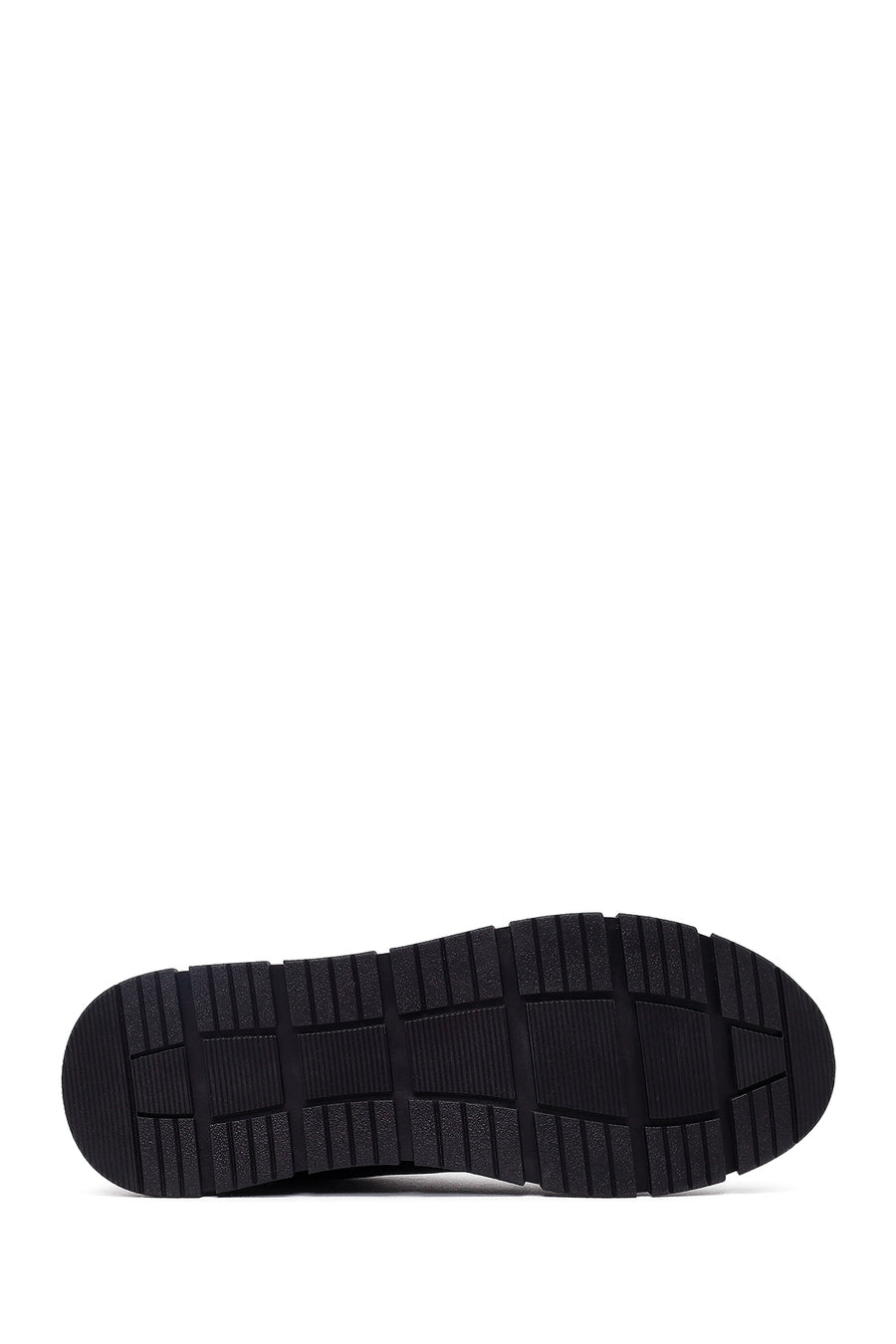 Woman Black Lace-Up Sneakers