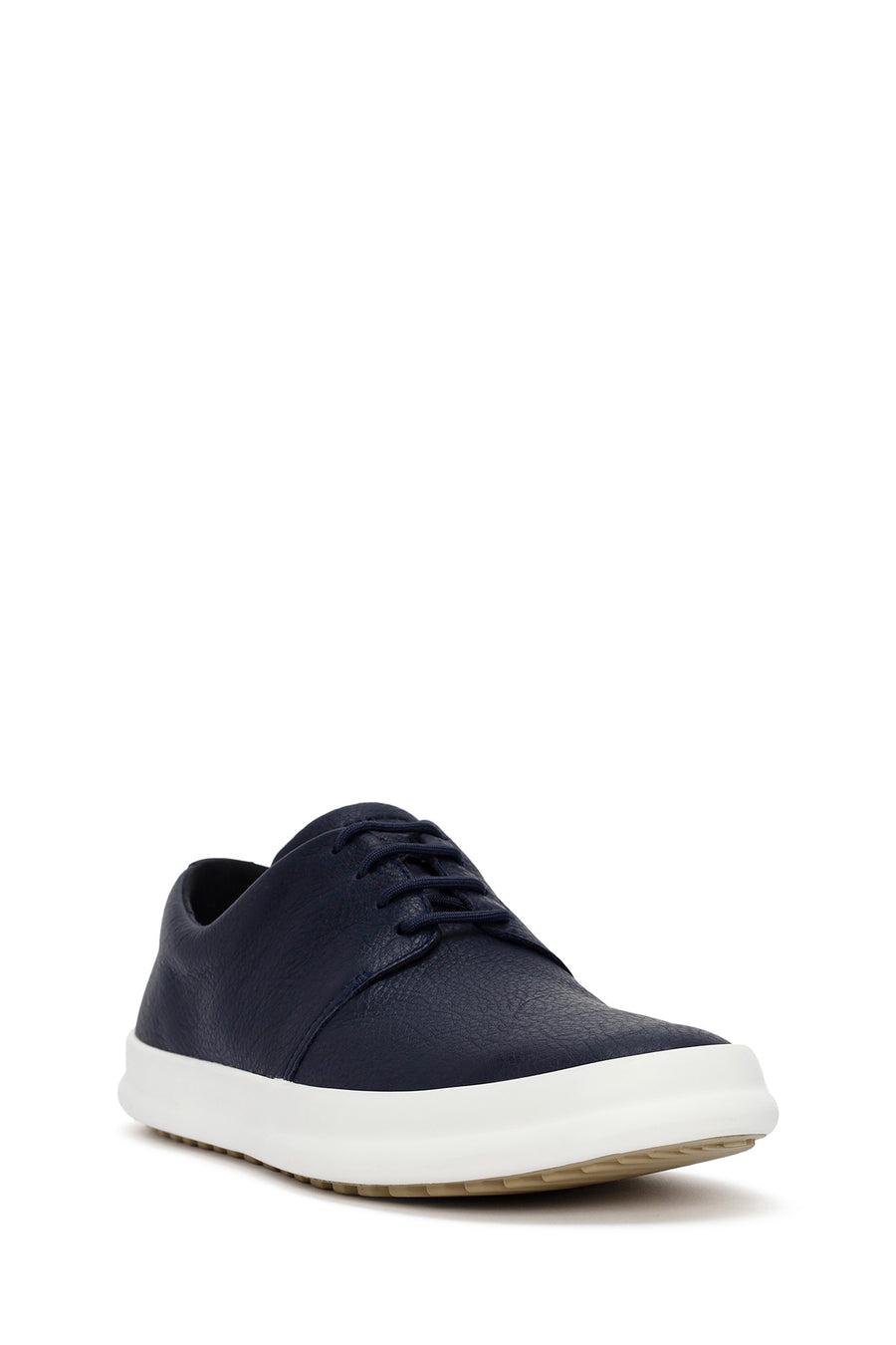 Camper Men's Navy Blue Chasis Lace-Up Leather Casual Shoes