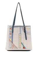 Women's Multicolored Long Strap Printed Shoulder Bag | Derimod