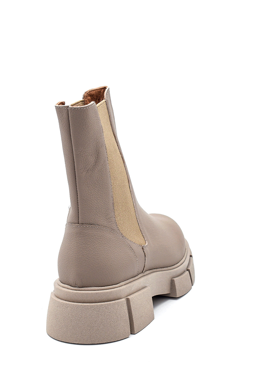 Women's Leather Thick Soled Chelsea Boots