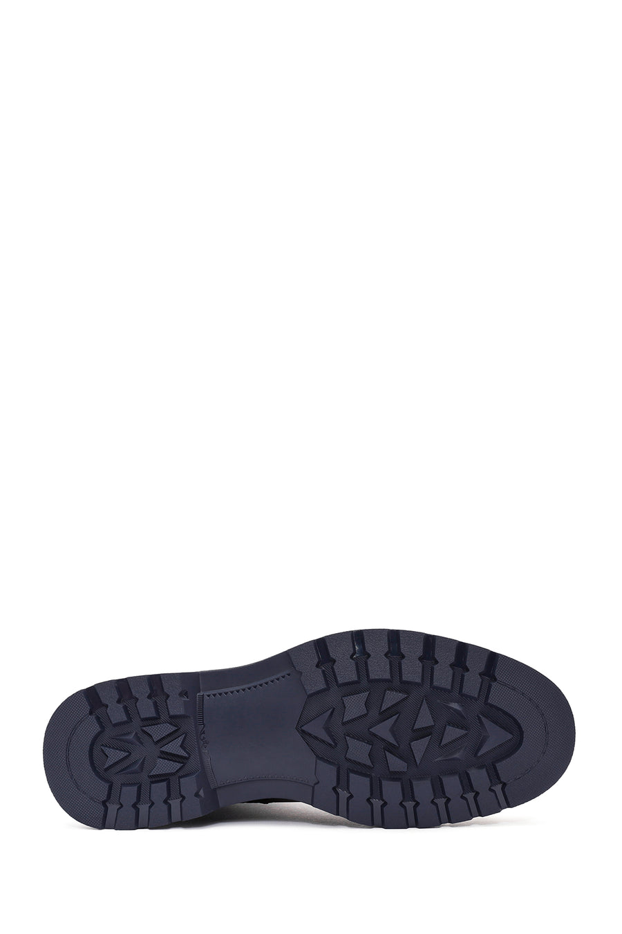 Men's Black Zippered Leather Casual Boots