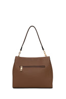 Woman Brown Long-Strap Classic Shoulder Bag | Derimod