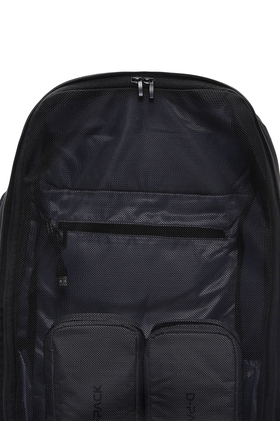 D-Pack Unisex Black Technological Fabric Backpack