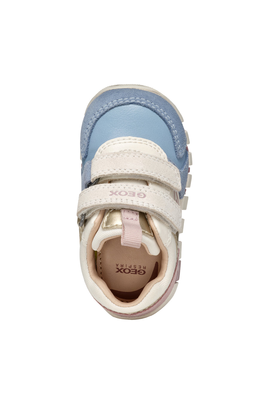 Geox Kız Bebek Bej Iupidoo Bantlı Deri Sneaker