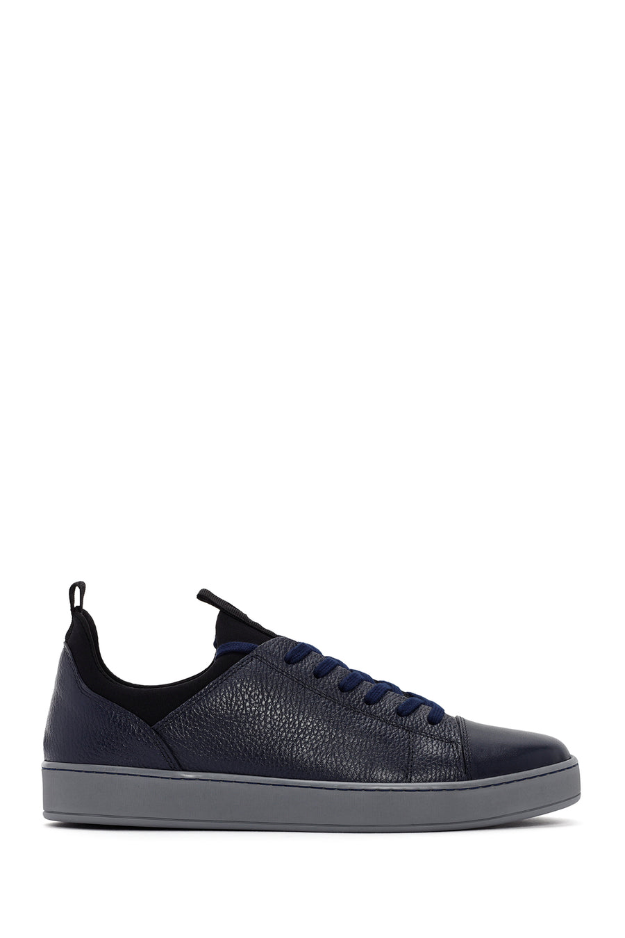 Erkek Lacivert Deri Sneaker 23WFD6302FT | Derimod