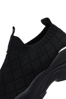 Women's Black Thick Soled Sneaker | Derimod