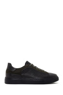 Men's Green Leather Sneaker | Derimod