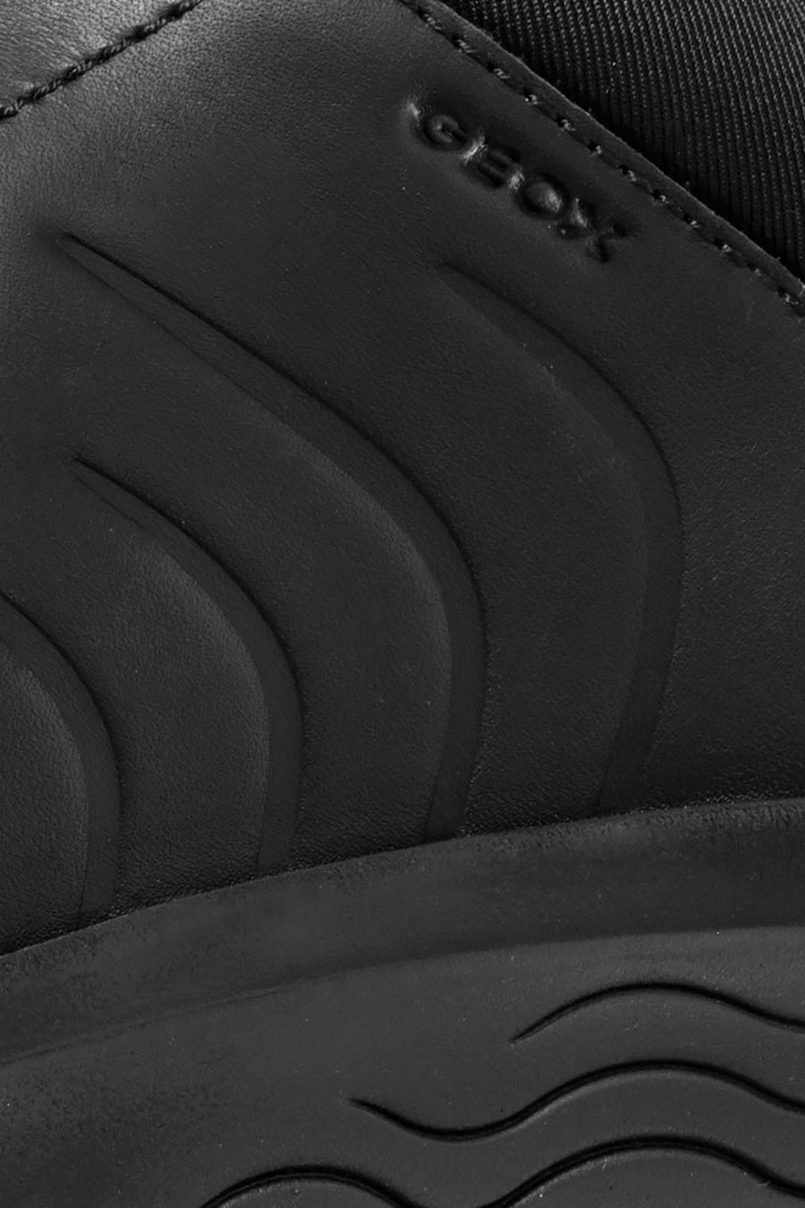 Geox Erkek Siyah Spherica Bağcıklı Deri Sneaker