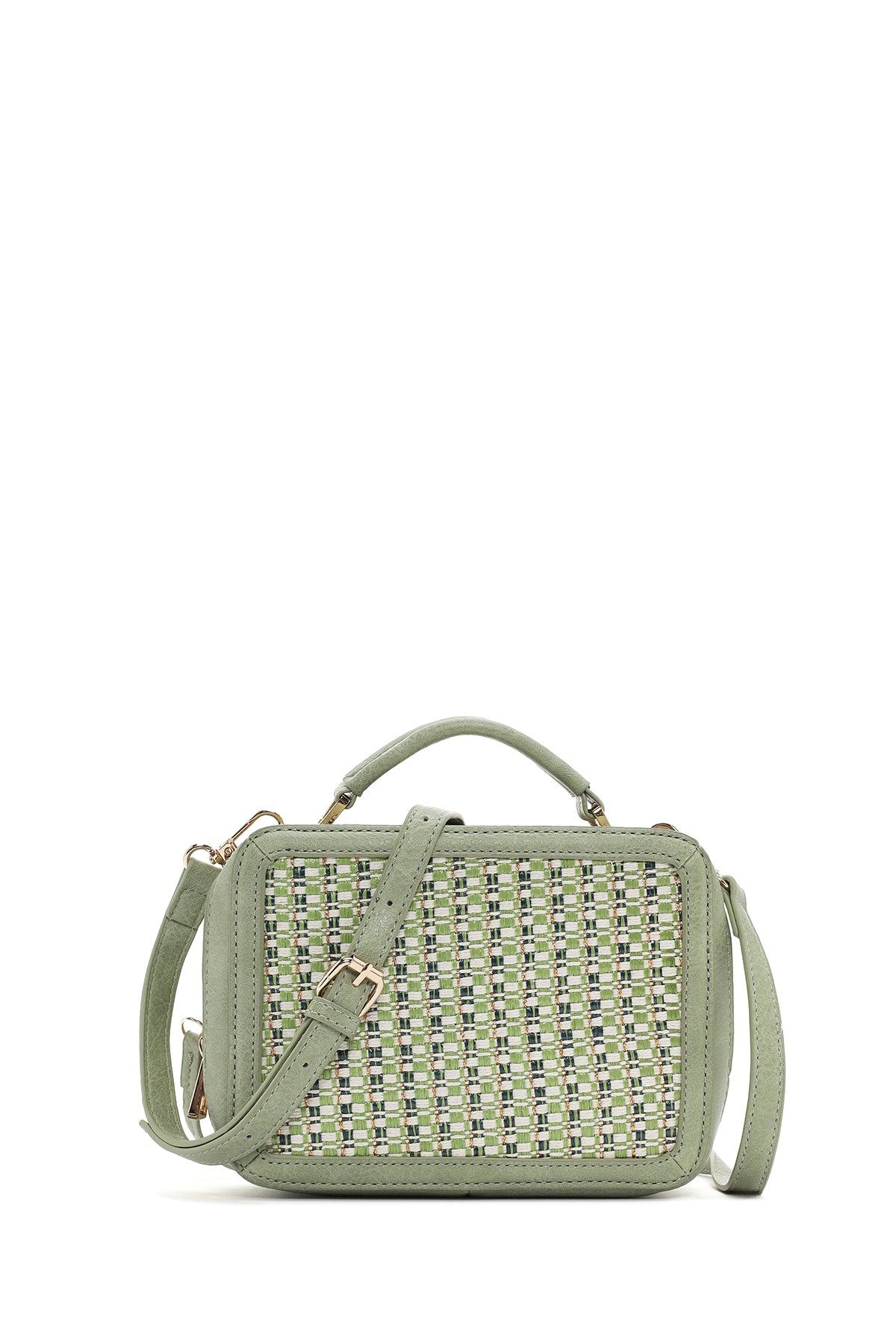 Women's Green Long Strap Crossbody Bag 24SBD263014 | Derimod