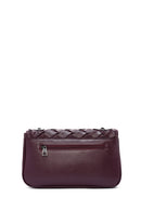 Women's Burgundy Long Strap Crossbody Bag | Derimod