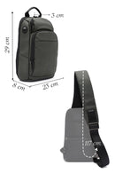 D-Pack Men's Khaki Technological Fabric Crossbody Bag | Derimod