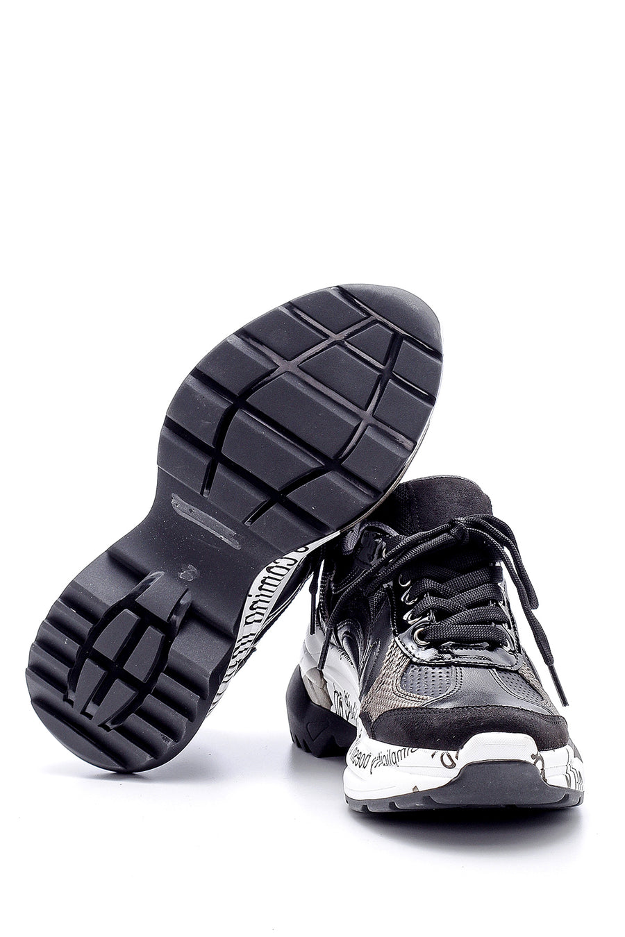 Women's Patterned Leather Sneaker