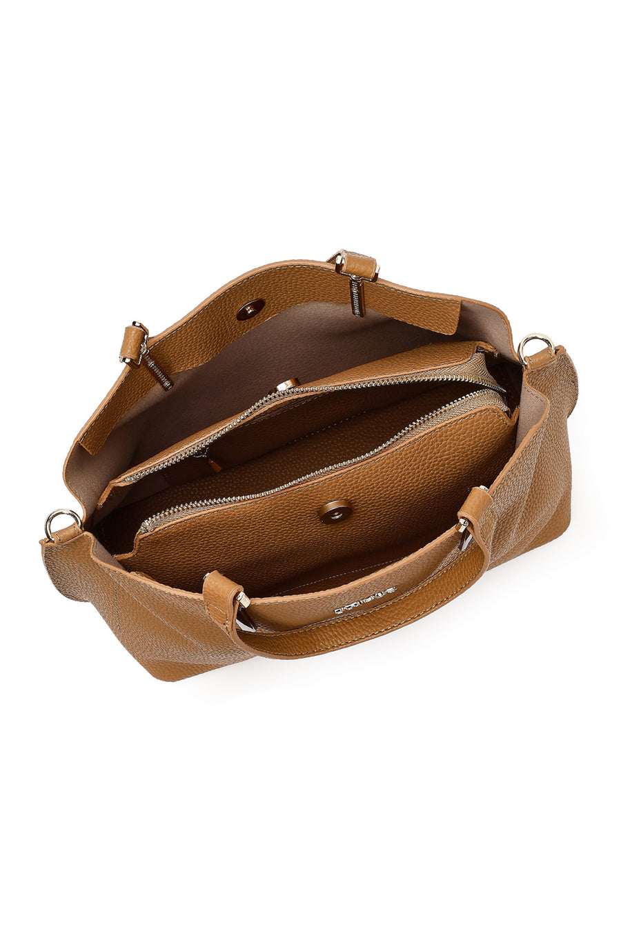 Women's Brown Long Strap Classic Shoulder Bag