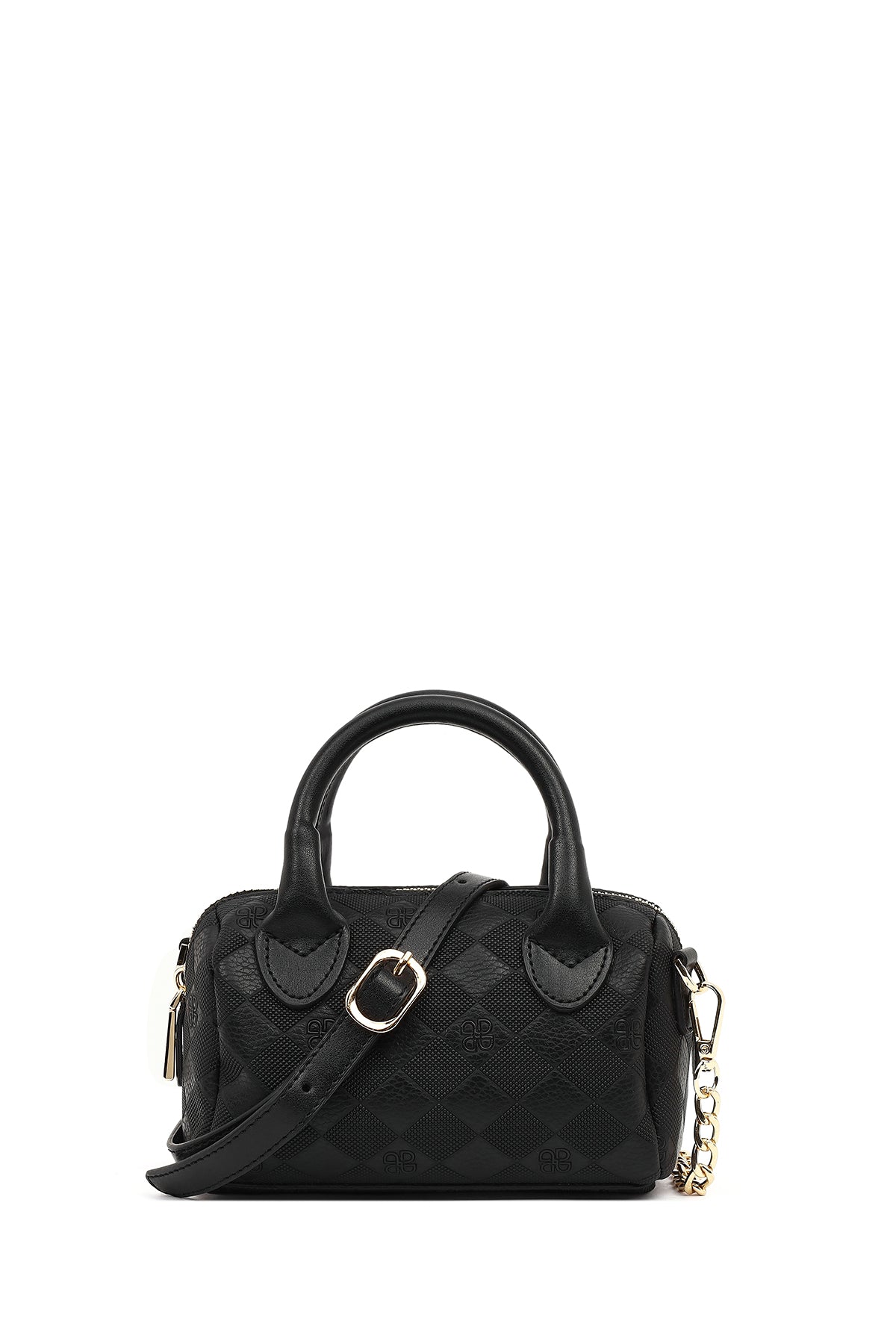 Kadın Siyah Uzun Askılı Baskılı Mini Çapraz Çanta 25ABD201526 | Derimod