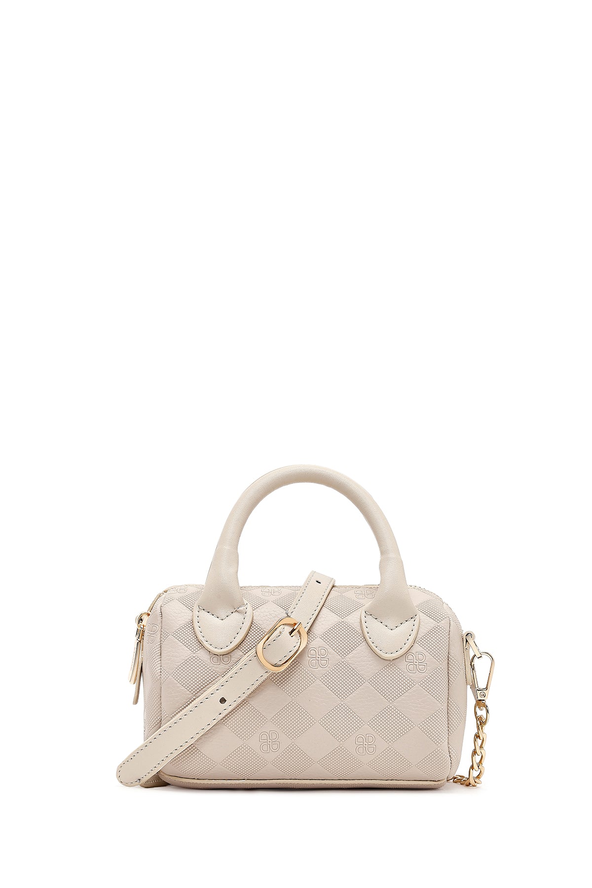 Kadın Krem Uzun Askılı Baskılı Mini Çapraz Çanta 25ABD201526 | Derimod