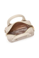 Kadın Krem Uzun Askılı Baskılı Mini Çapraz Çanta | Derimod