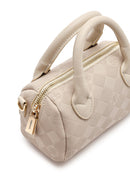 Kadın Krem Uzun Askılı Baskılı Mini Çapraz Çanta | Derimod