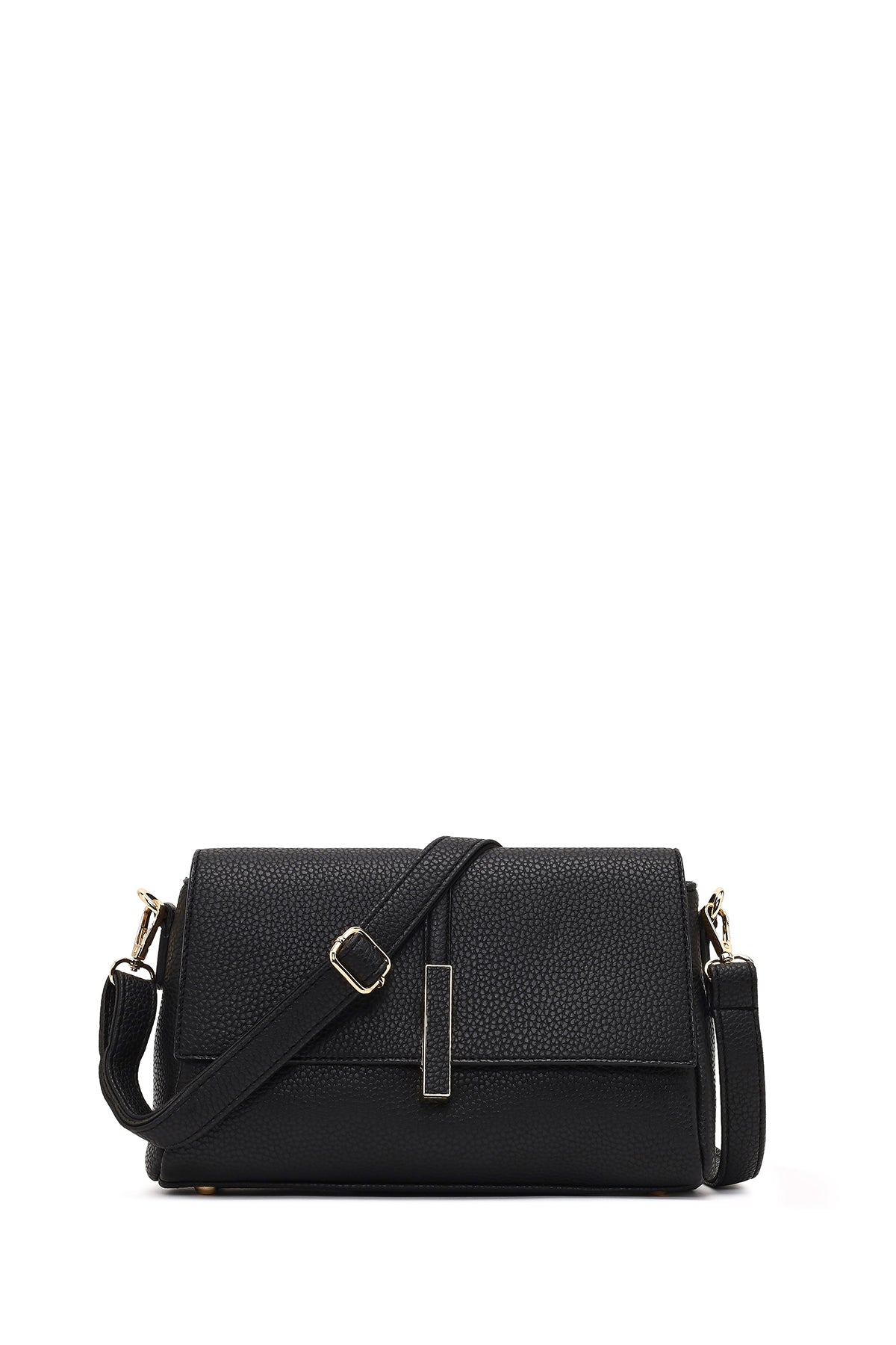 Kadın Siyah Uzun Askılı Klasik Çapraz Çanta 25ABD2100FT | Derimod