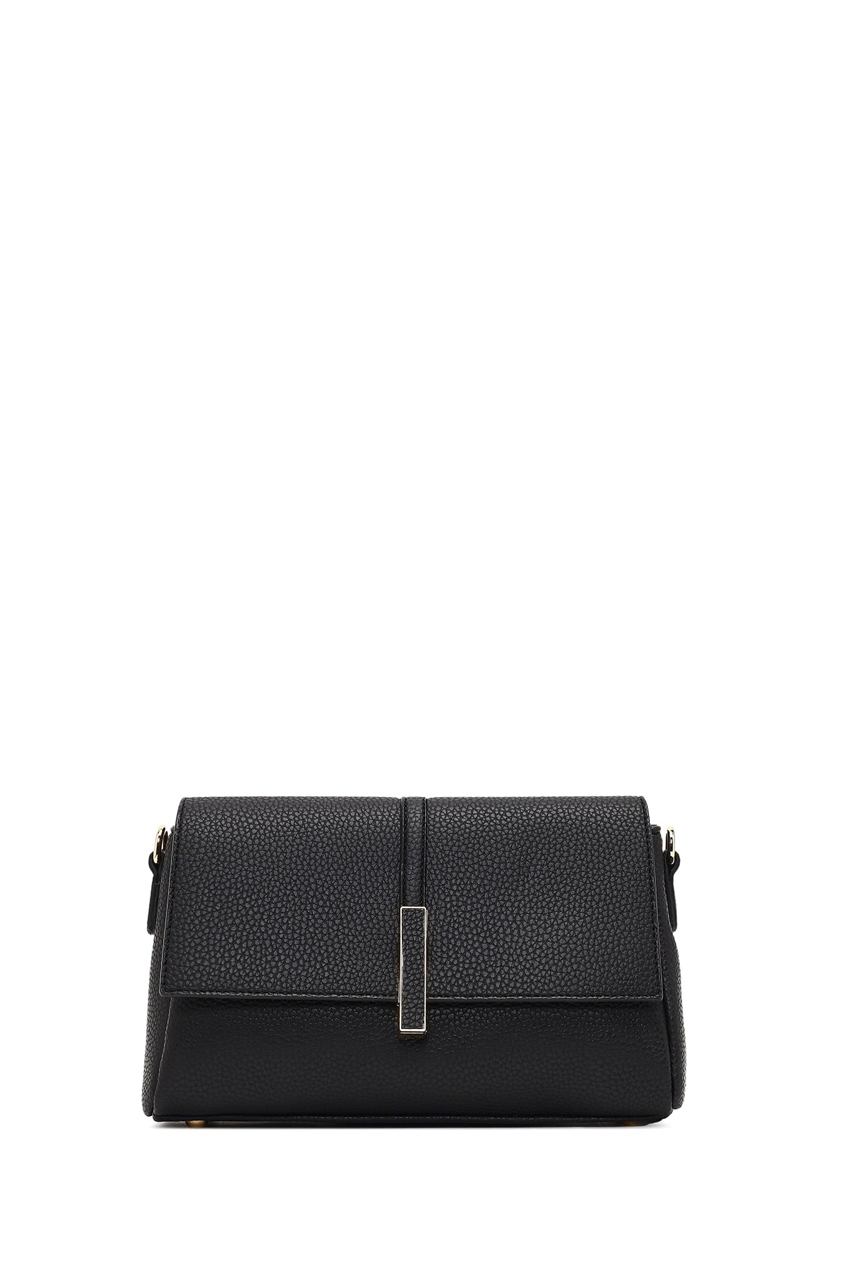 Kadın Siyah Uzun Askılı Klasik Çapraz Çanta