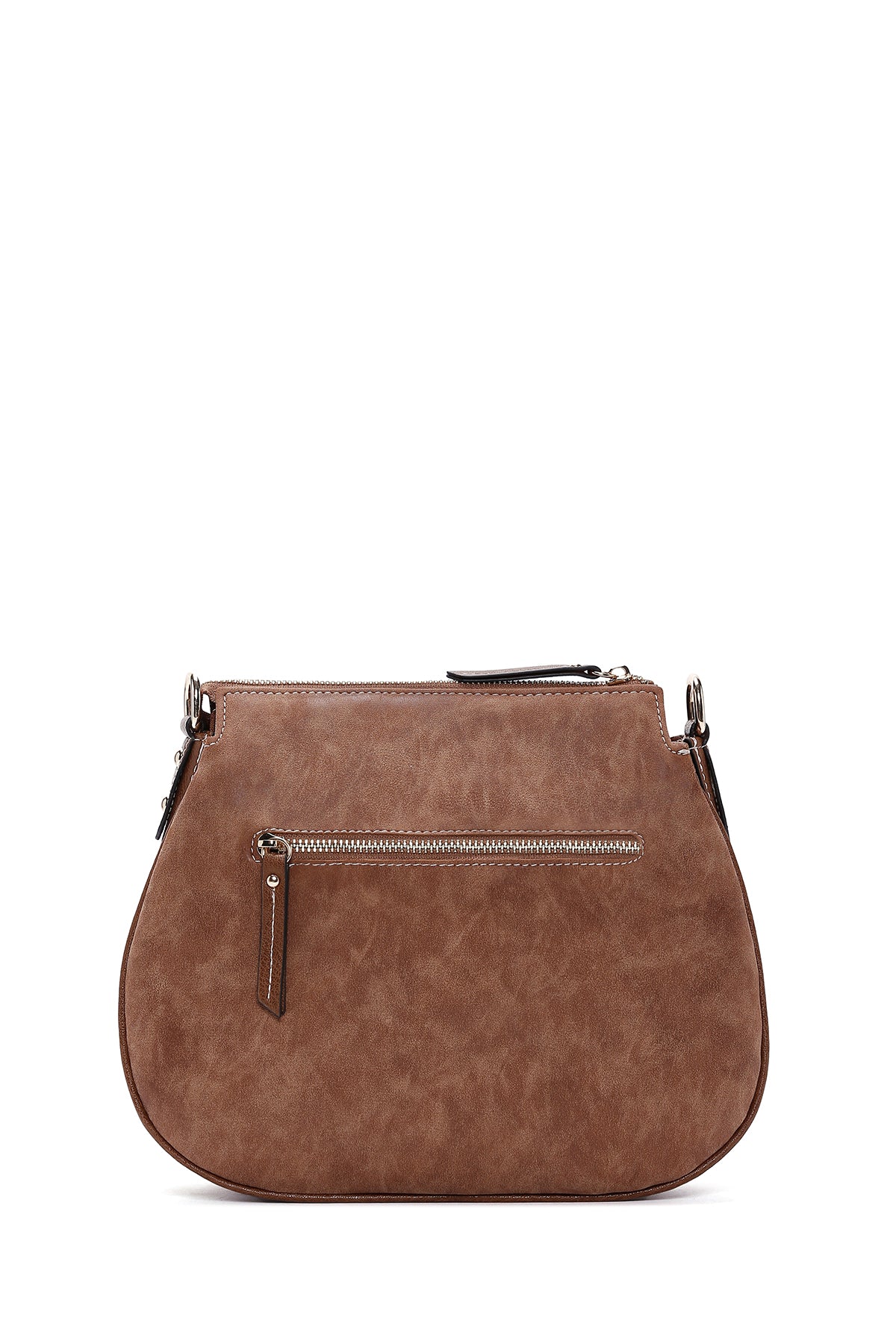 Kadın Taba Uzun Askılı Nubuk Çapraz Çanta