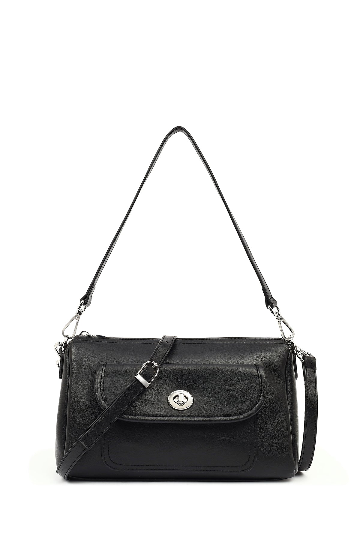 Kadın Siyah Uzun Askılı Kol Çantası 25ABD211818 | Derimod