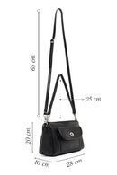 Kadın Siyah Uzun Askılı Kol Çantası | Derimod