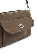 Kadın Kahverengi Uzun Askılı Kol Çantası | Derimod