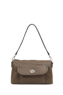 Kadın Kahverengi Uzun Askılı Kol Çantası | Derimod