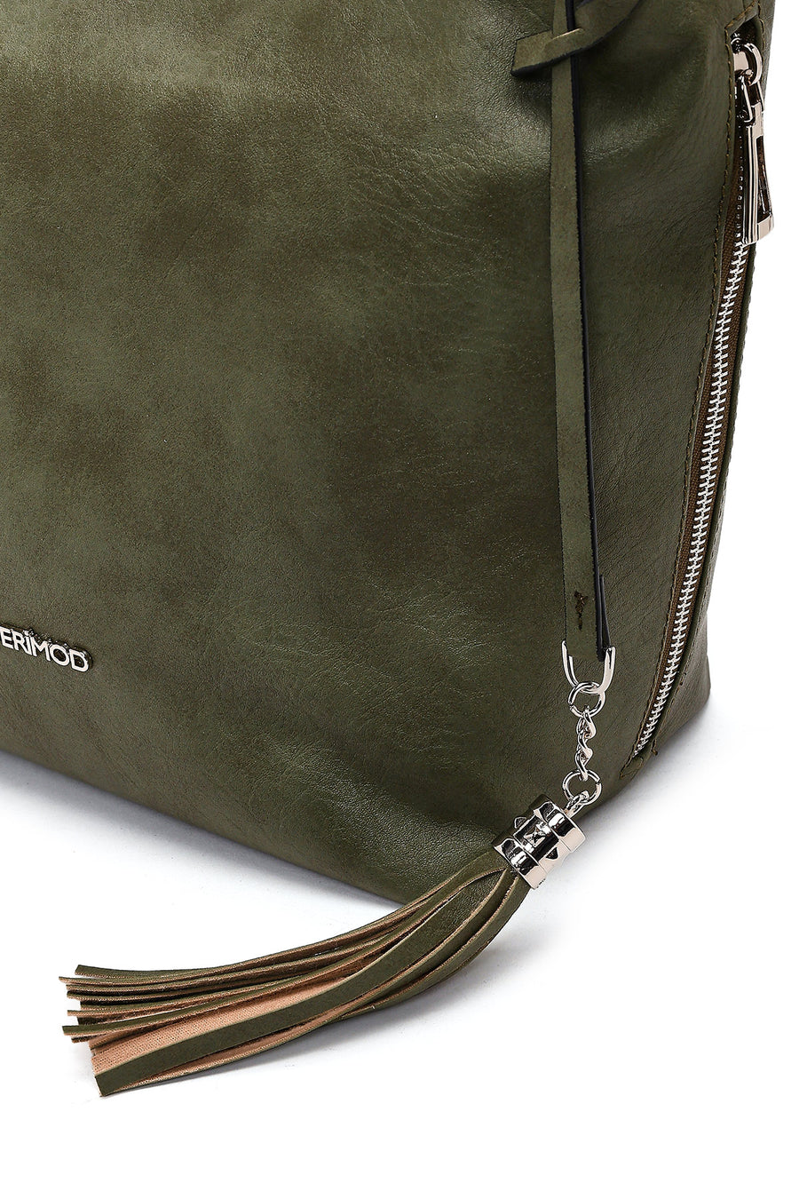 Women's Khaki Long Strap Shoulder Bag