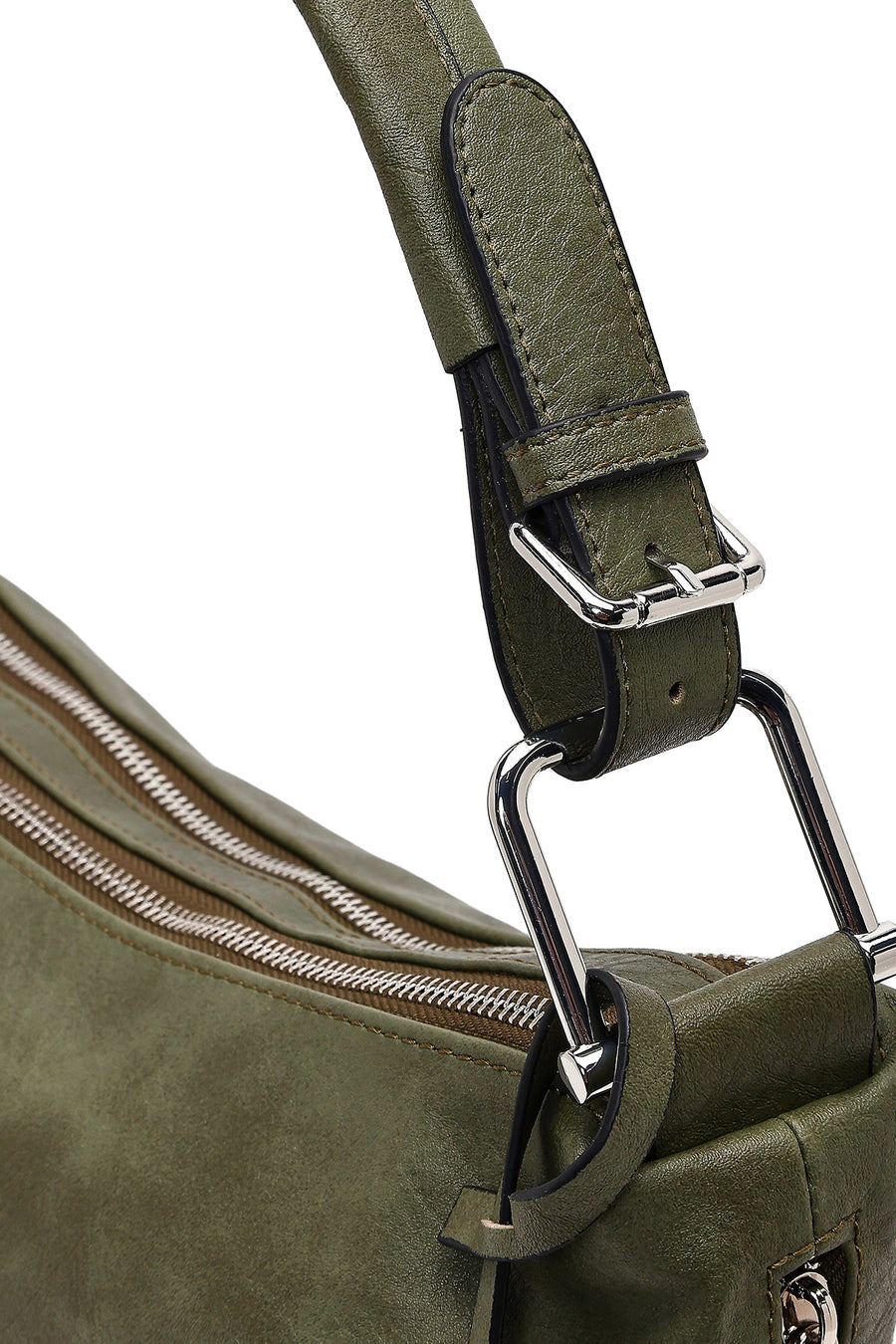 Women's Khaki Long Strap Shoulder Bag