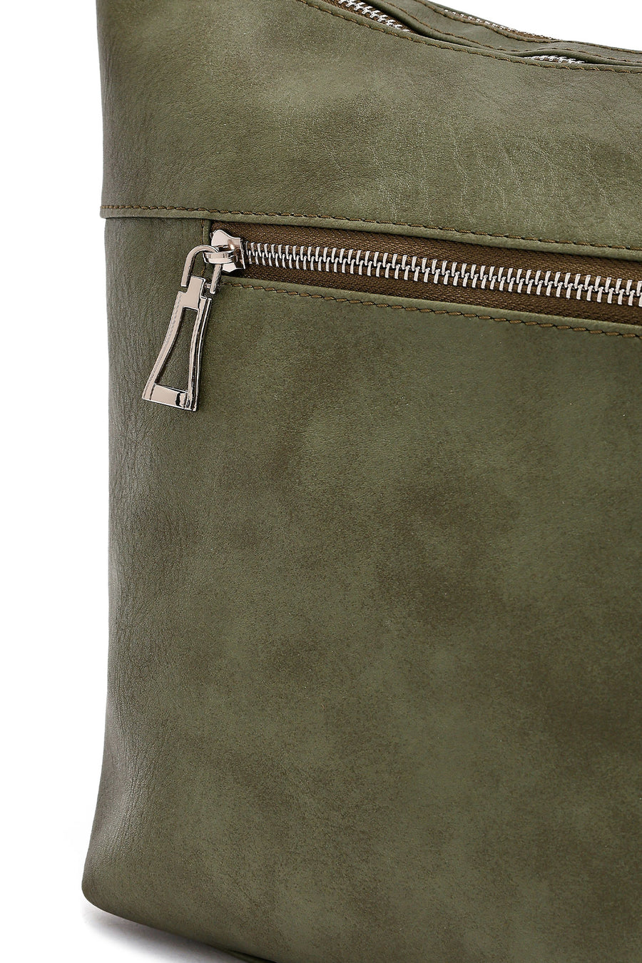Women's Khaki Long Strap Shoulder Bag