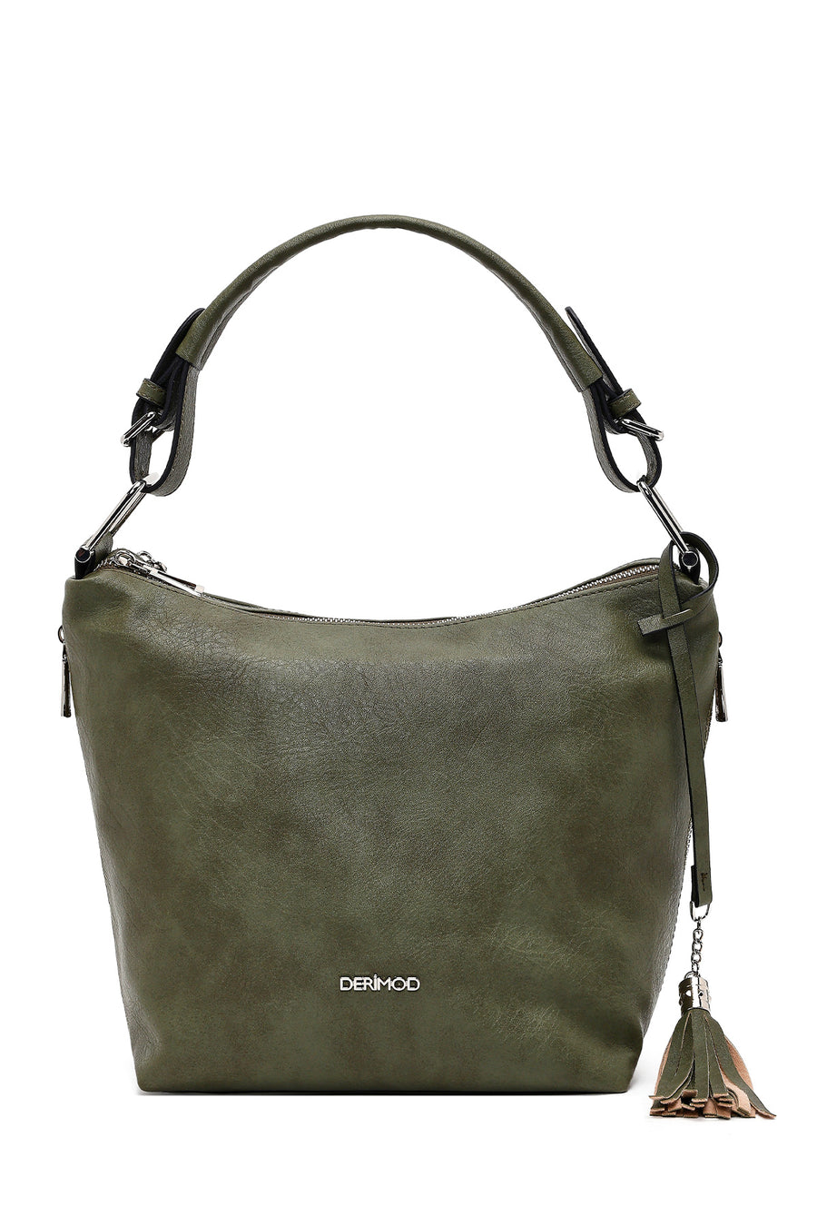 Women's Khaki Long Strap Shoulder Bag