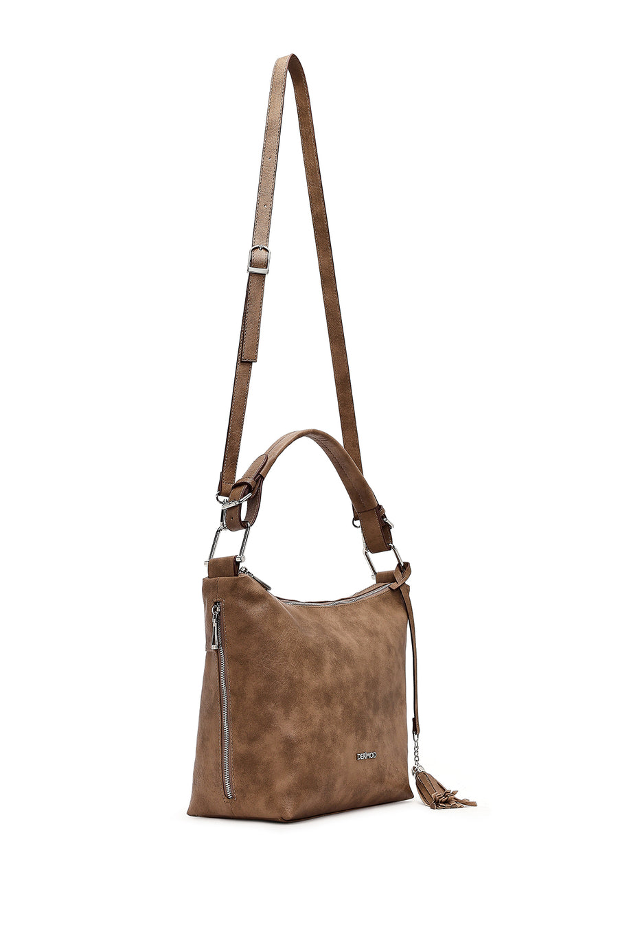 Women's Mink Long Strap Shoulder Bag