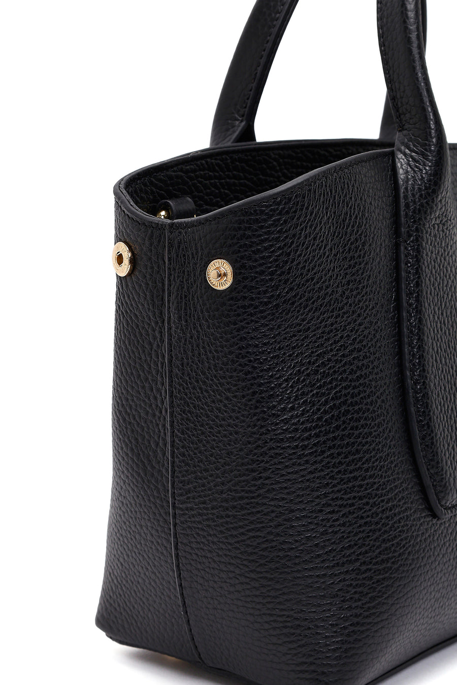 Women's Black Long Strap Leather Shoulder Bag