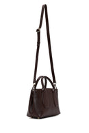 Kadın Kahverengi Uzun Askılı Deri Kol Çantası | Derimod