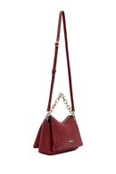Kadın Bordo Uzun Askılı Çapraz Çanta | Derimod